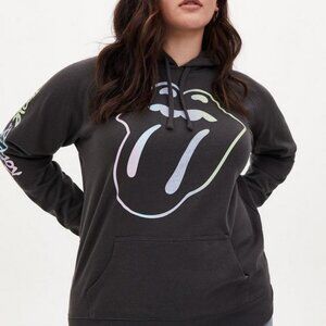 The Rolling Stones Vintage Black Fleece Hoodie